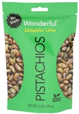 Wonderful Pistachio No Shell Jalapeno Lime 5.5oz