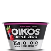 Oikos Triple Zero Mixed Berry Yogurt (5.3 oz)