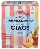 San Pellegrino Ciao Sparking Peach 6pk