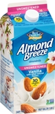 Almond Breeze Unsweetened Vanilla (64oz)