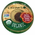 Cedar's Organic Roasted Red Pepper Hommus (10oz)