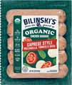 Bilinski's Organic Caprese Chicken Sausage 12oz