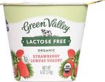 Green Valley Lactose Free Org Strawberry Lowfat Yogurt (6 oz)