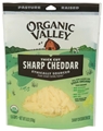 Organic Valley Shredded Sharp Cheddar Cheese (6oz