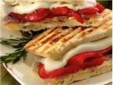 Panini Prosc.Mozz.Pepper Roasted Peppers & Arugula