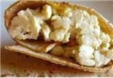 Scrambled Egg Fontina Whole Wheat Wrap