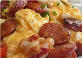Scramble Eggs W/ Spanish Chorizo