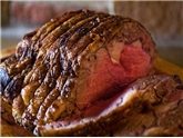 Prime Boneless Rib Roast with Demi Glaze