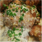 Grilled Honey Mustard Boneless Chicken Thighs