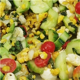 Fresh Tomato & Roasted Corn Salad