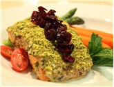 Salmon Pistachio Crusted