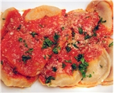 Lobster Ravioli w/ Homemade Marinara Sauce