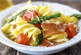 Pasta with Prosciutto Di Parma & Asparagus