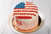 Butter Cream Flag Cake 6''