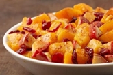 Roasted Butternut Squash with Dried Cranberries