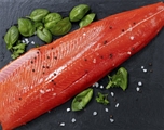 SALMON FILLET WILD ALASKAN SOCKEYE (previously frozen)