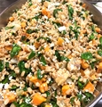 Farro Salad with Pomegranate Vinaigrette