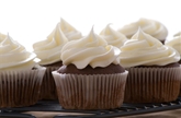 Large Chocolate Cupcake with Vanilla Buttercream Frosting