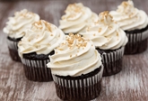 Mini Chocolate Cupcake with Vanilla Buttercream Frosting