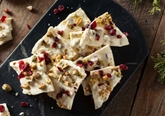 White Chocolate Cranberry Pumpkin Seed Bark