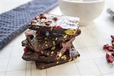 Chocolate Pistachio Cranberry Bark