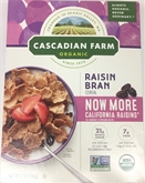 Cascadian Farms Organic Raisin Bran Cereal (12oz)