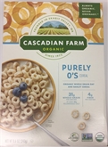 Cascadian Farm Organic Purely O's Cereal (8.6oz)