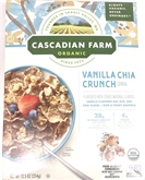 Cascadian Farms Organic Vanilla Chia Cereal (12oz)