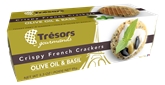 Tresors Crackers Olives Oil & Basil (3.3oz)
