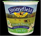 Stonyfield Organic Low Fat Vanilla Yogurt (5.3oz)