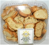 Homemade Assorted Bruschetta Toasts