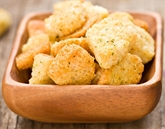 Homemade Seasoned Croutons Made With Organic Bread
