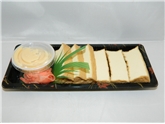 Pan Fried Organic Tofu With Honey Mustard Sauce