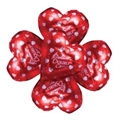 Milk Chocolate Double Crisp Foil Hearts 8oz