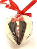 Valentines Day Chocolate Tuxedo Heart Box