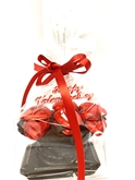 Valentines Day Chocolate Basket with Hearts
