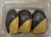Dark Chocolate Dipped Madelines 3 pc