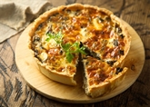 Mushroom & Squash Quiche