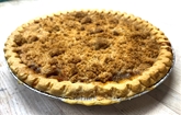 Homemade Peach Crumb Pie (9")