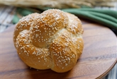 Sesame Challah Bun