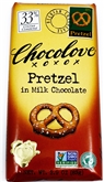 Chocolove Pretzels in Milk Chocolate Bar 3oz