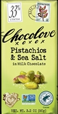 Chocolove Milk Chocolate Pistacho Sea Salt Bar (3.2oz)