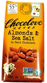 Chocolove Salt & Almonds Dark Chocolate Bar 3oz