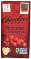 Chocolove Organic Dark Chocolate W/ Cherries (3.2Oz)
