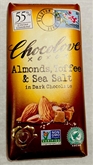 Chocolove Dark Chocolate Almond, Toffee, Sea Salt