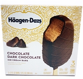 Haagen Dazs Dark Chocolate Bars (9oz)