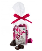 Raspberries and Dark Chocolate Hearts Gift Bag (5.9 oz)