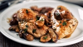 Oven Roasted French Cut Chicken Breast,Mushroom