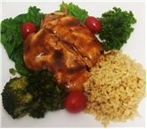 Asian Style Grilled Chicken, Brown Rice & Broccoli