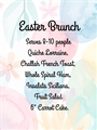 Easter Brunch Package